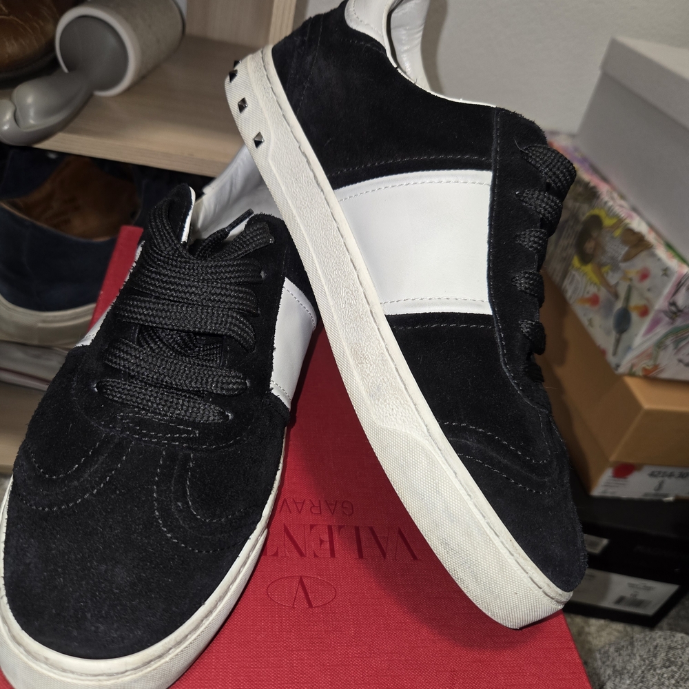 Valentino Black and White Men's Sneakers